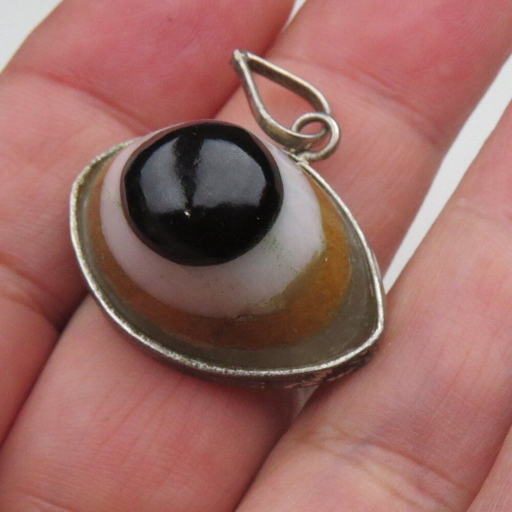 Good Luck Eye Ball Protection Pendent Gemstone